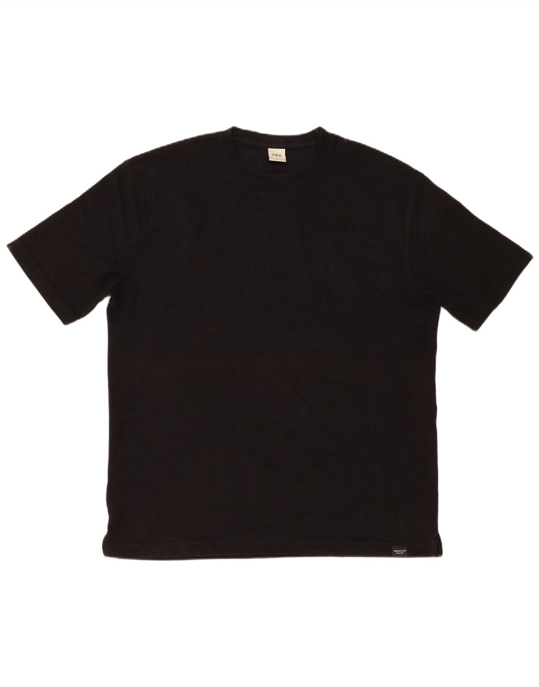 Camiseta masculina Zara Top XL algodão preto