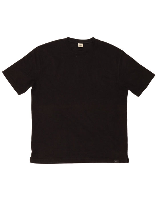 Camiseta masculina Zara Top XL algodão preto
