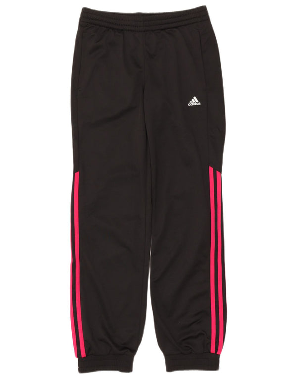 Calças de treino Adidas meninas joggers 13-14 anos preto poliéster