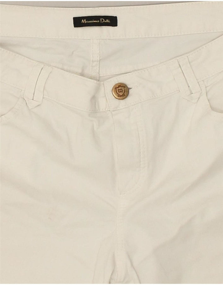 MASSIMO DUTTI Womens Casual Shorts W32 Large  White Vintage Massimo Dutti and Second-Hand Massimo Dutti from Messina Hembry 