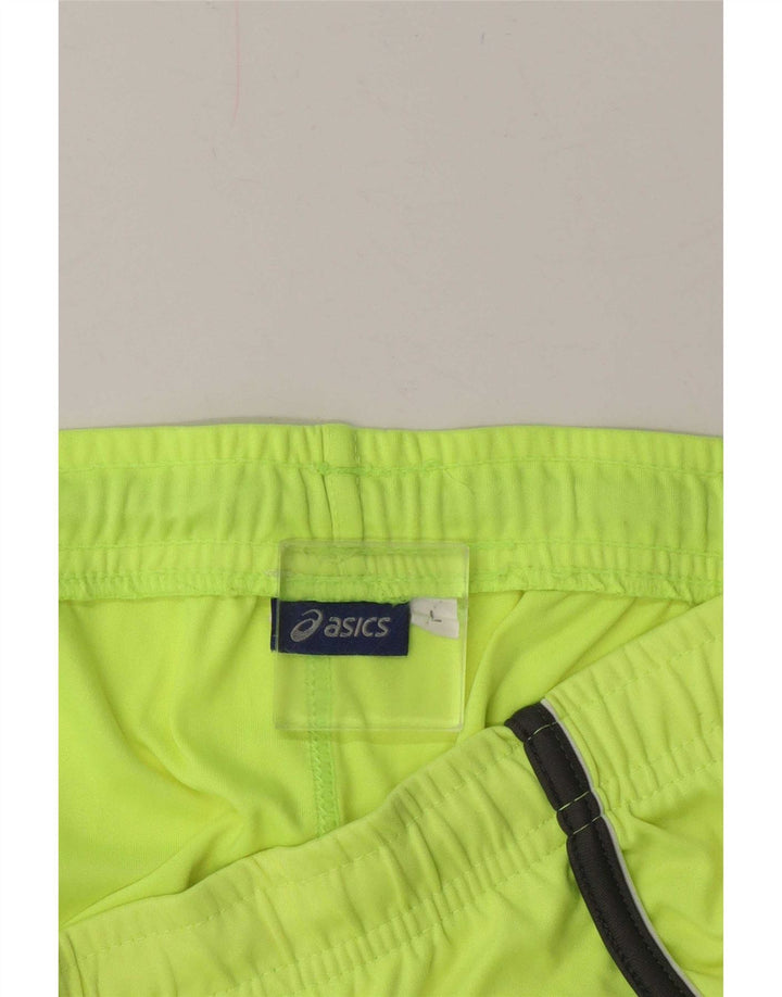 Shorts esportivos gráficos masculinos Asics grande verde