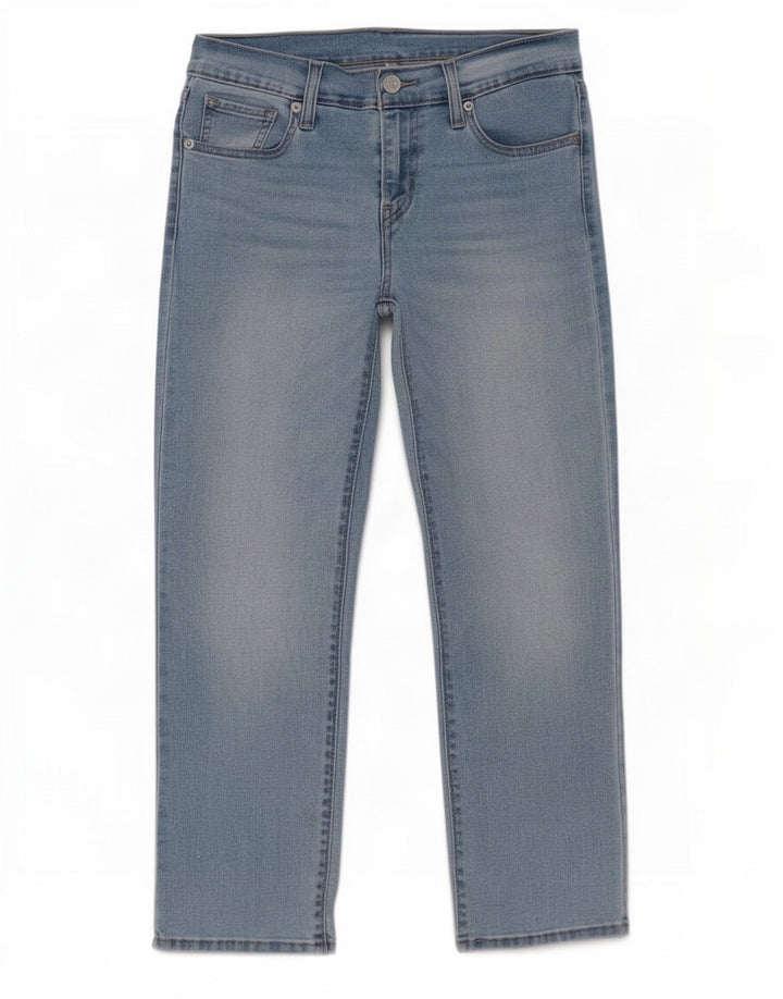 Jeans recortados femininos Levi's W25 L23 algodão azul