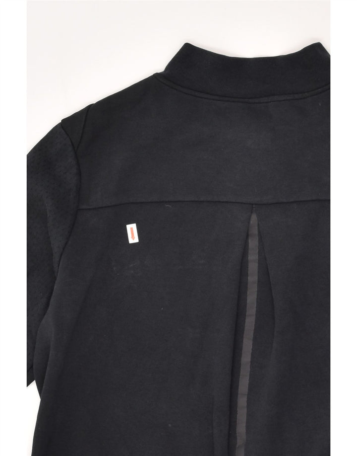 NIKE Womens Tracksuit Top Jacket UK 14 Medium Black | Vintage Nike | Thrift | Second-Hand Nike | Used Clothing | Messina Hembry 