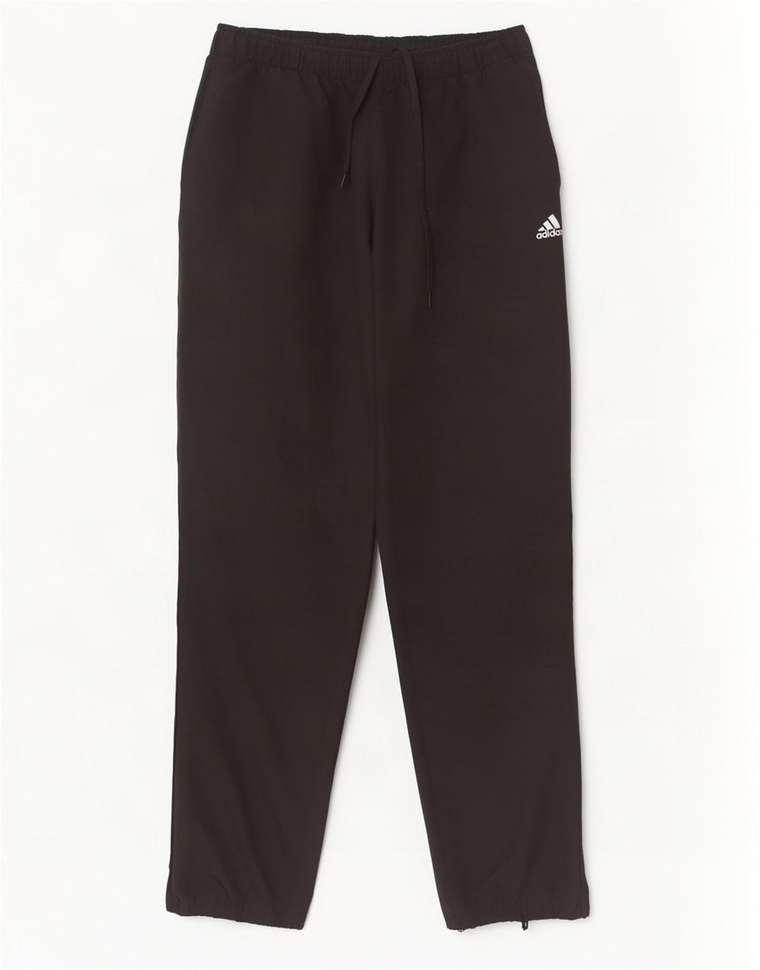 Adidas masculino climalite calças de treino joggers grande poliéster preto