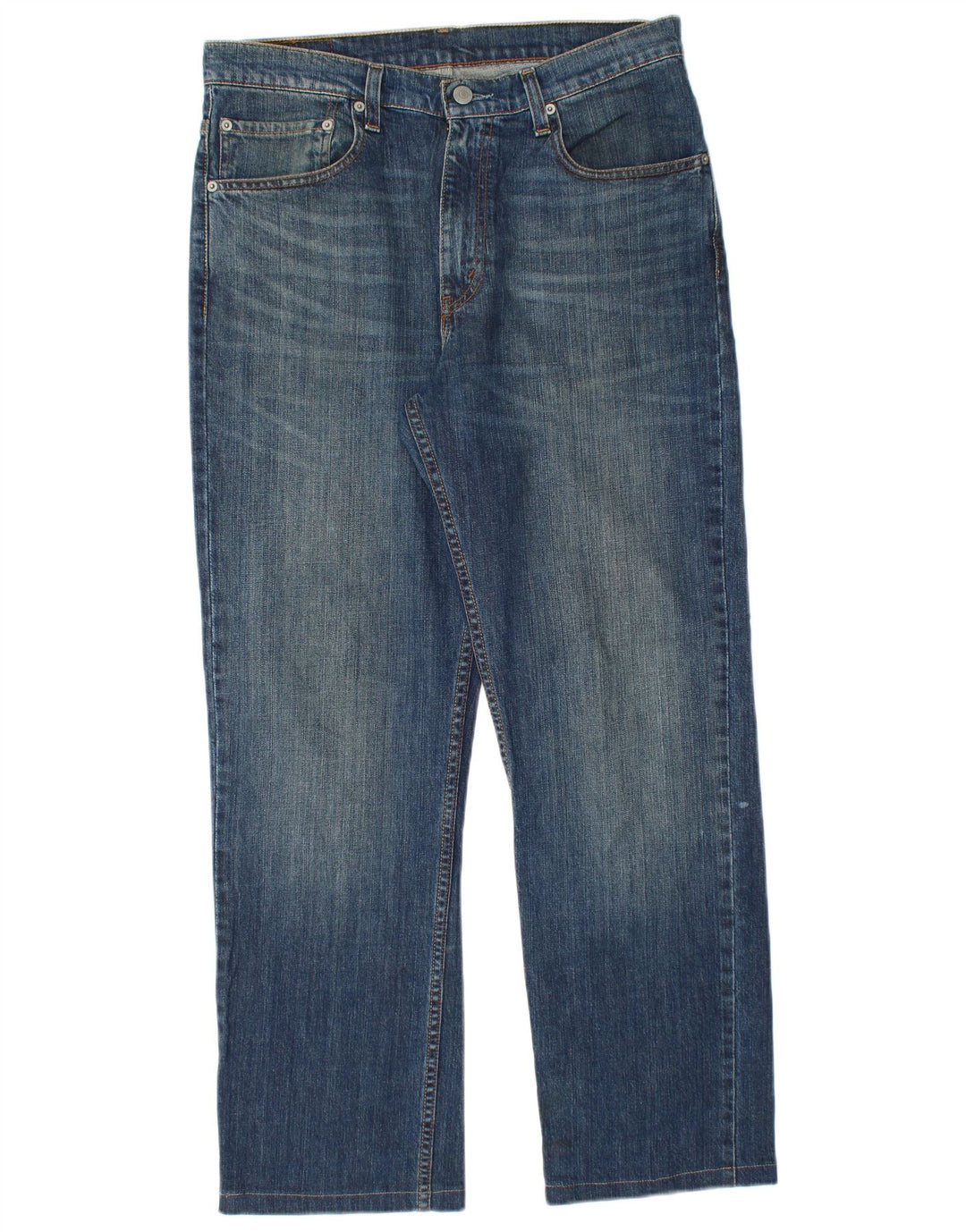 Levi's Masculino 752 Straight Jeans W34 L29 Azul Algodão