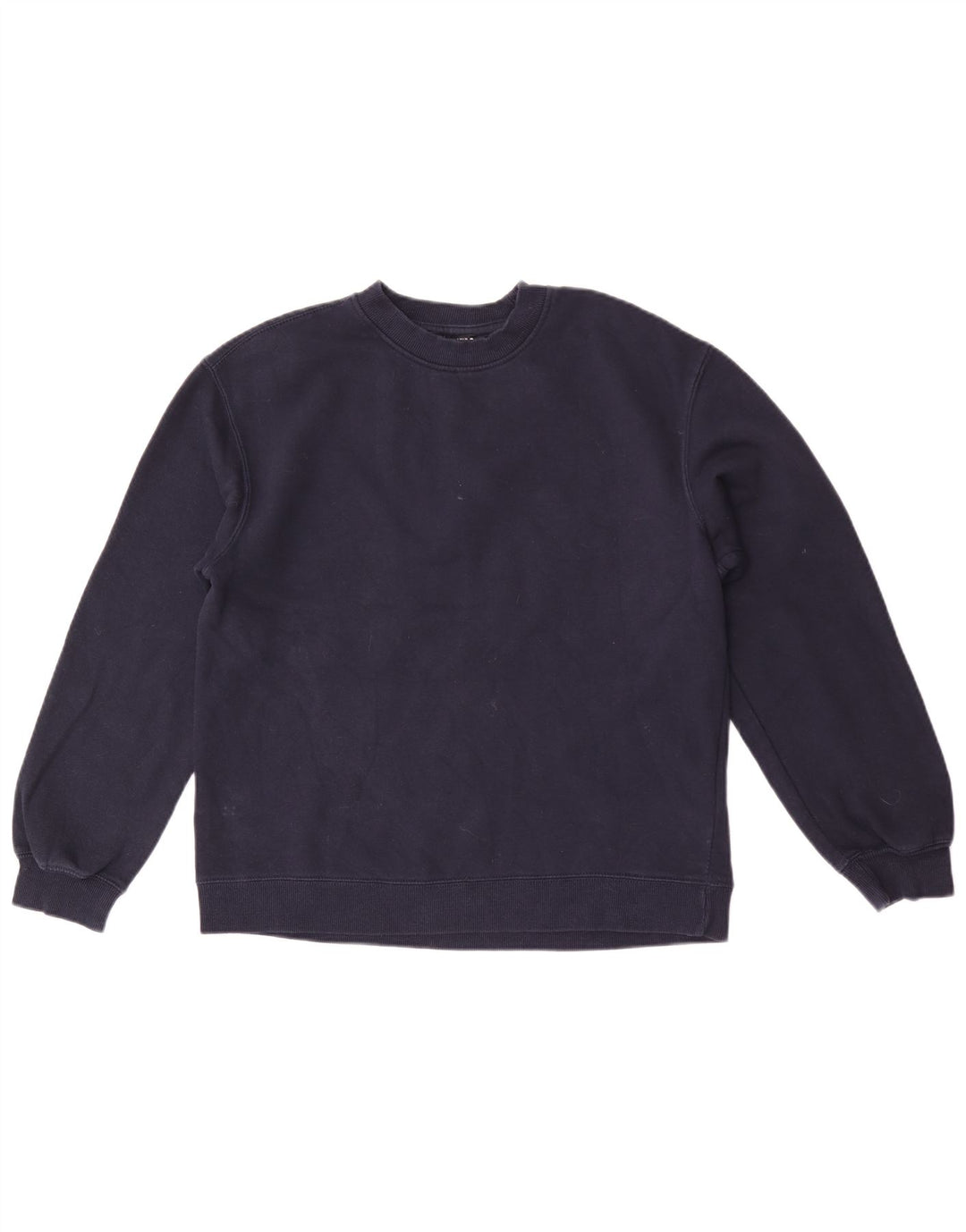 Zara moletom masculino jumper pequeno algodão azul marinho