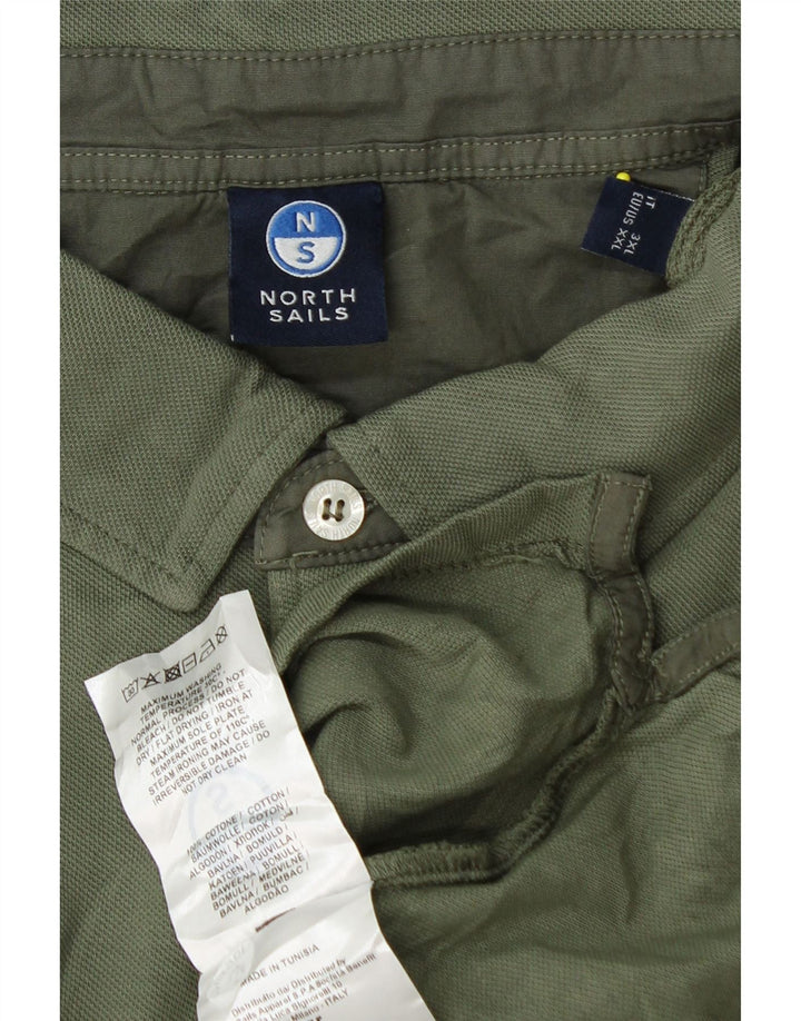 Camisa polo masculina North Sails 2XL algodão verde