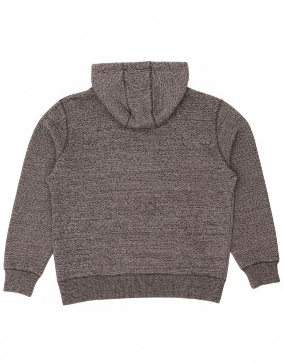 Jumper masculino com capuz Champion grande algodão manchado cinza