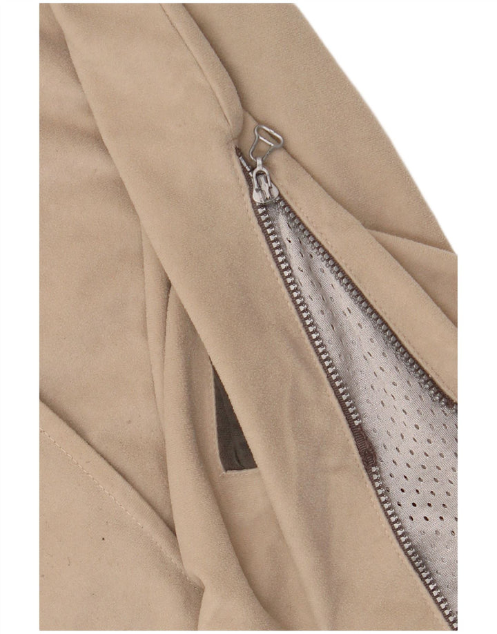 Jaqueta feminina de treino grande DIADORA Reino Unido 14 médio bege