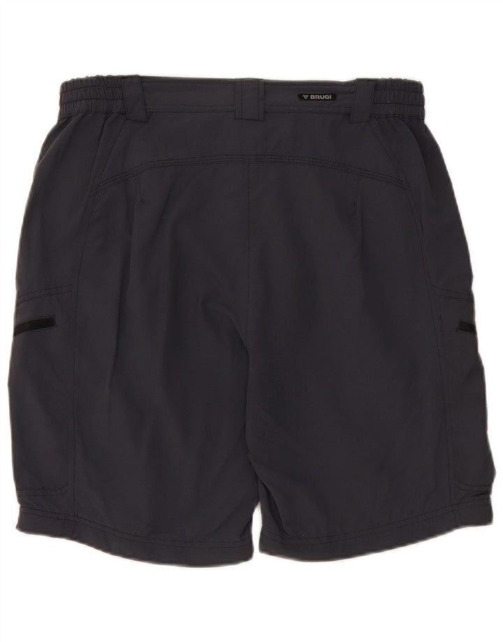BRUGI Mens Cargo Shorts IT 46 Pequeno W32 Cinza
