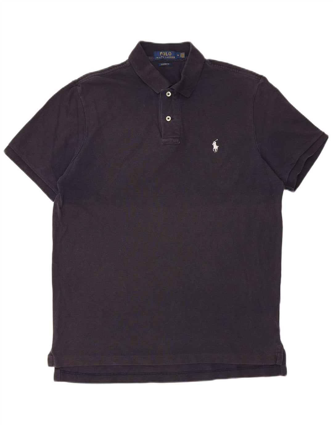 POLO RALPH LAUREN Camisa polo masculina de ajuste clássico médio azul marinho algodão