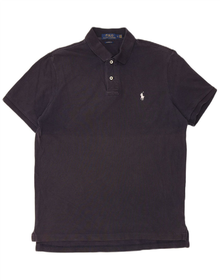 POLO RALPH LAUREN Camisa polo masculina de ajuste clássico médio azul marinho algodão