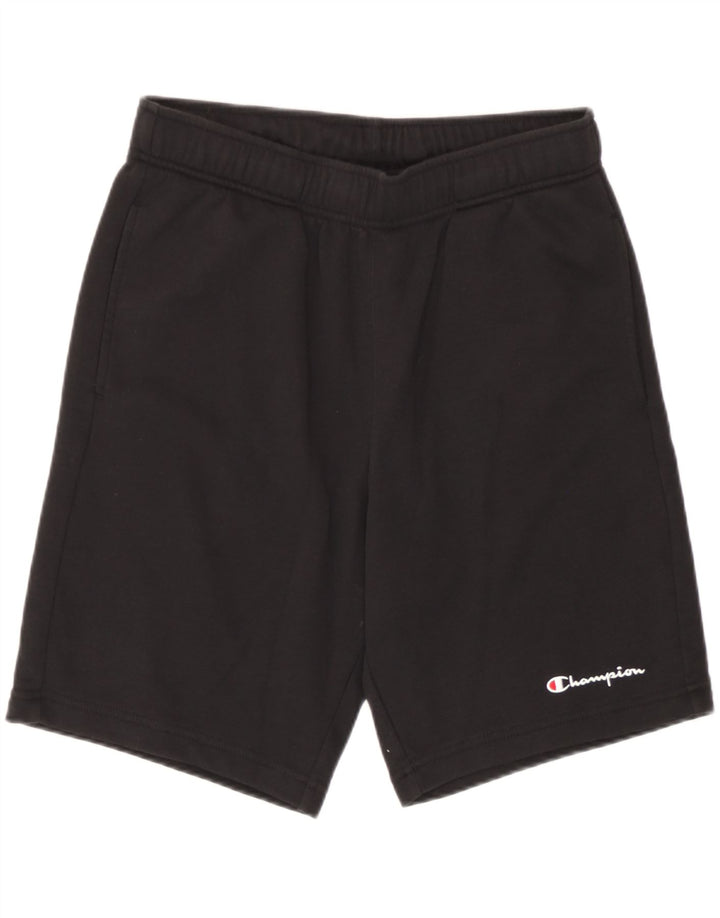 Shorts esportivos masculinos Champion médio preto