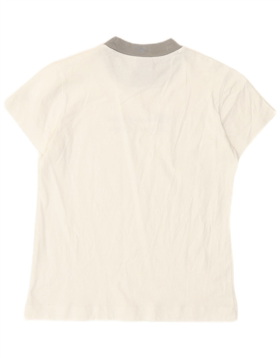 Camiseta feminina estampada Champion UK 10 pequena branca