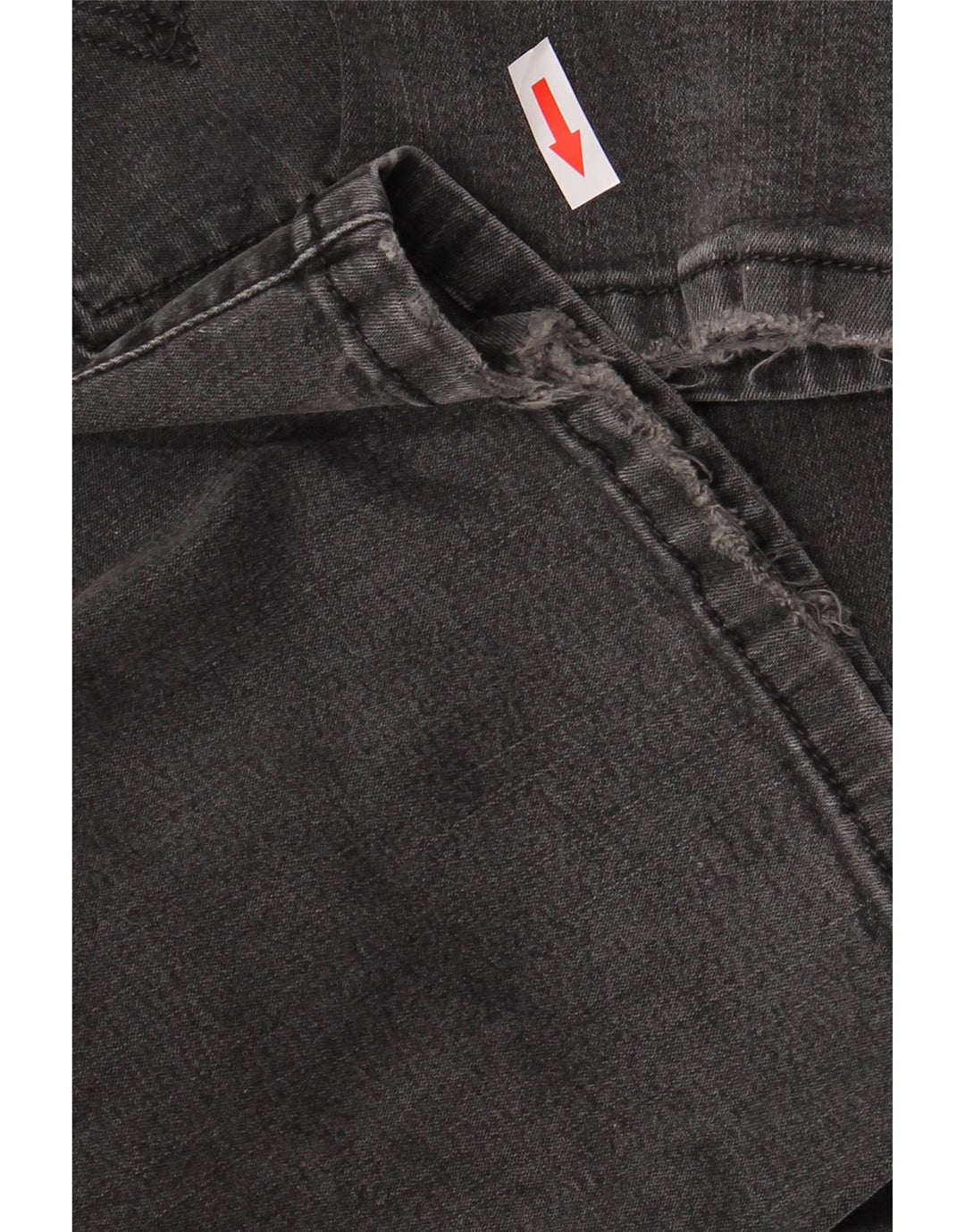 Calça jeans feminina LEVI'S 512 Bootcut US 12 grande W30 L30 preta