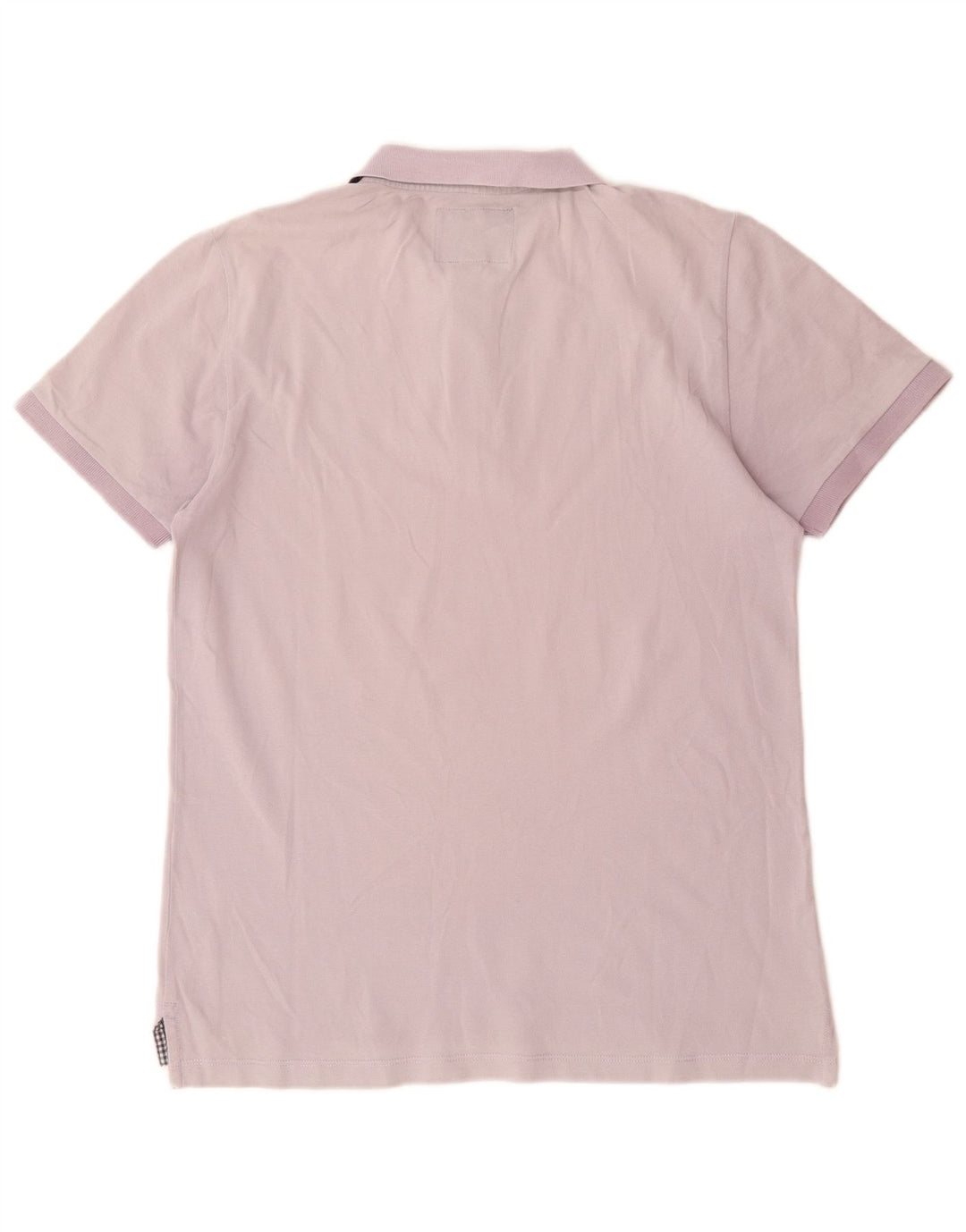 Camisa polo masculina Woolrich de algodão roxo médio