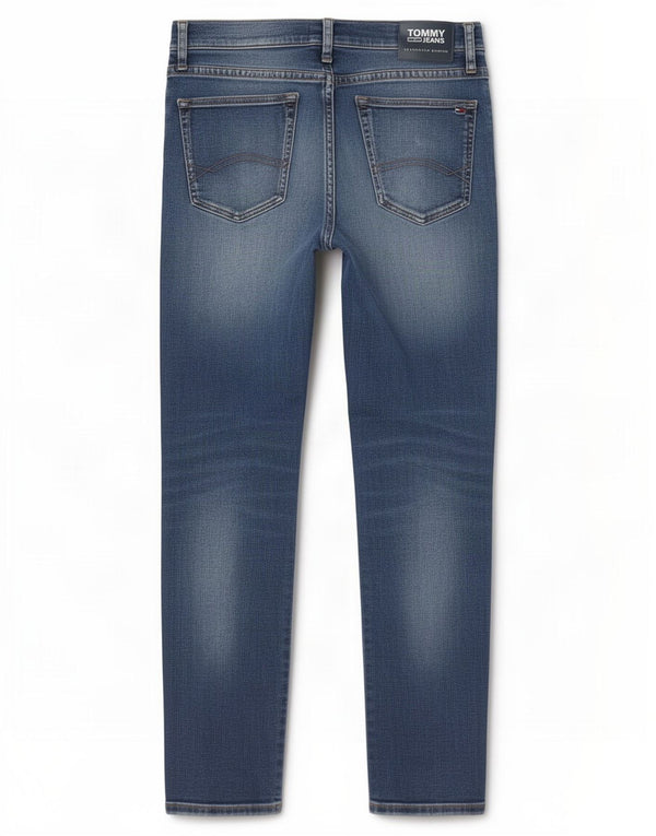 Tommy Hilfiger Mens Skinny Jeans W32 L32 Azul Algodão