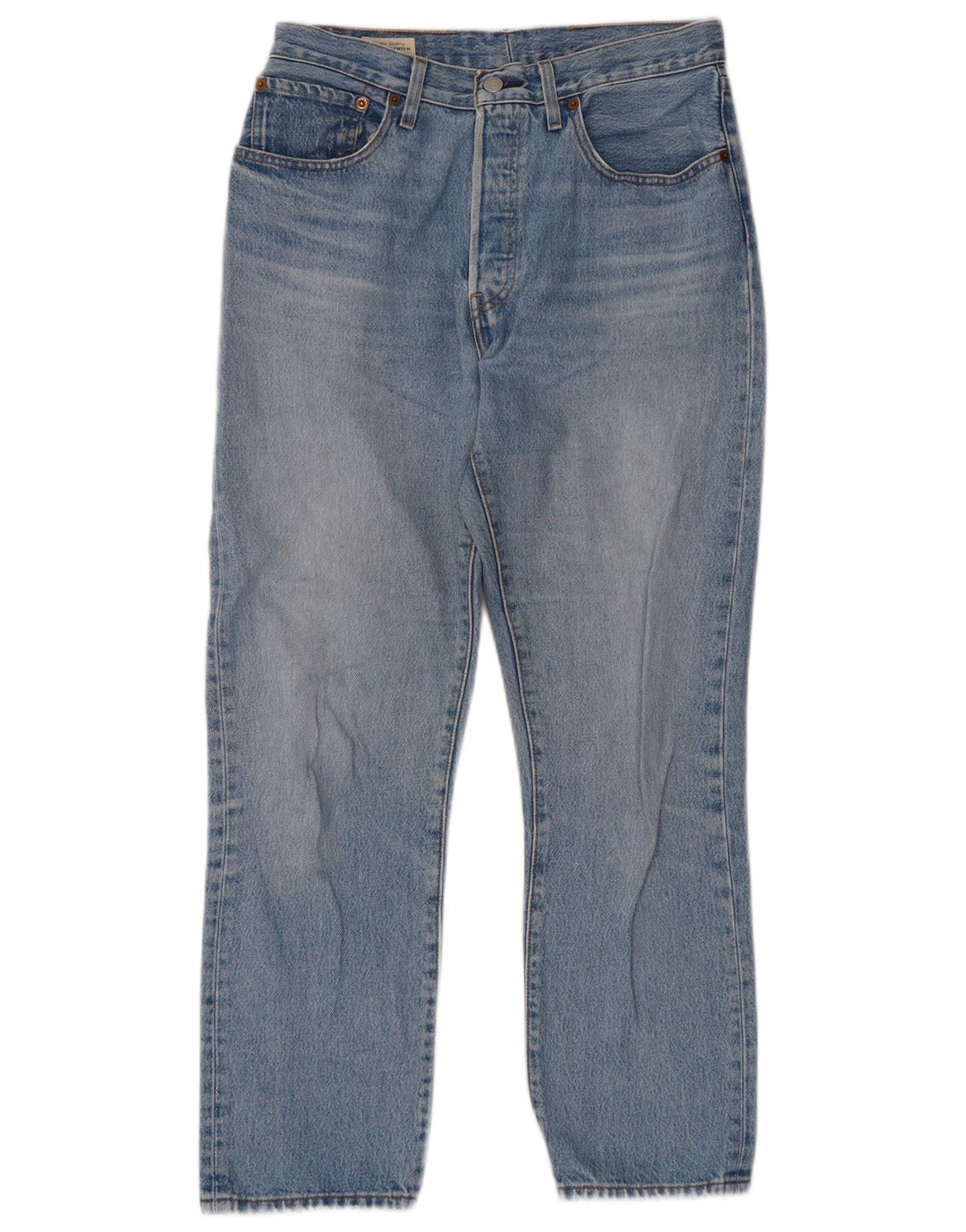 Levi's Masculino 501 Straight Jeans W30 L28 Azul Algodão