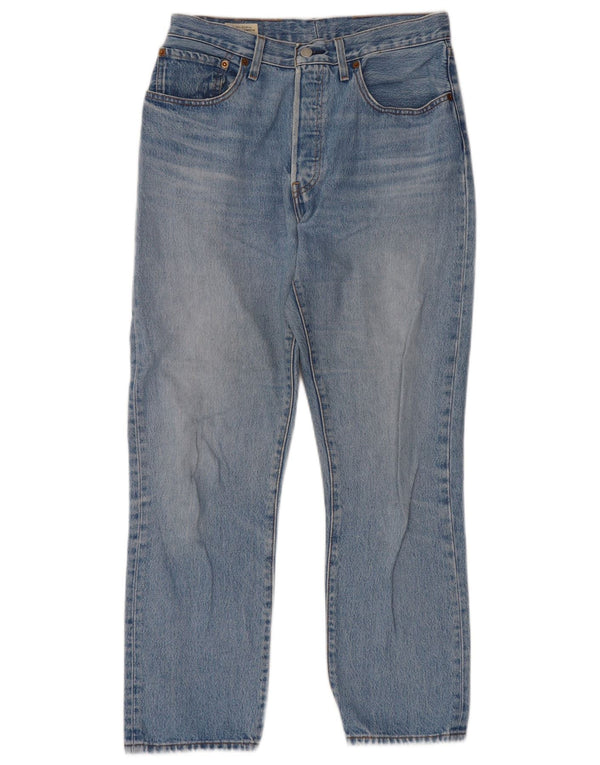 Levi's Masculino 501 Straight Jeans W30 L28 Azul Algodão
