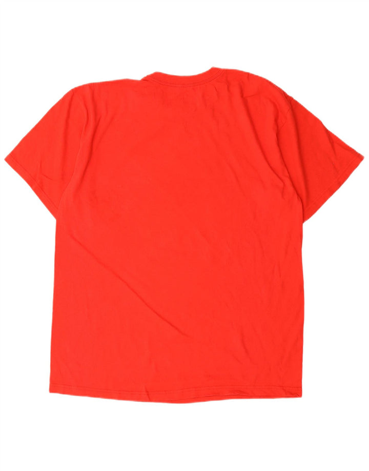 Camiseta masculina Nike Ohio State Buckeyes gráfica top médio algodão vermelho