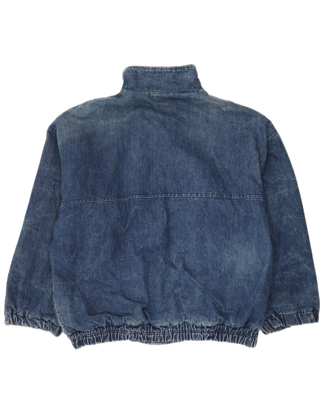 Jaqueta jeans masculina vintage UK 42 XL algodão azul