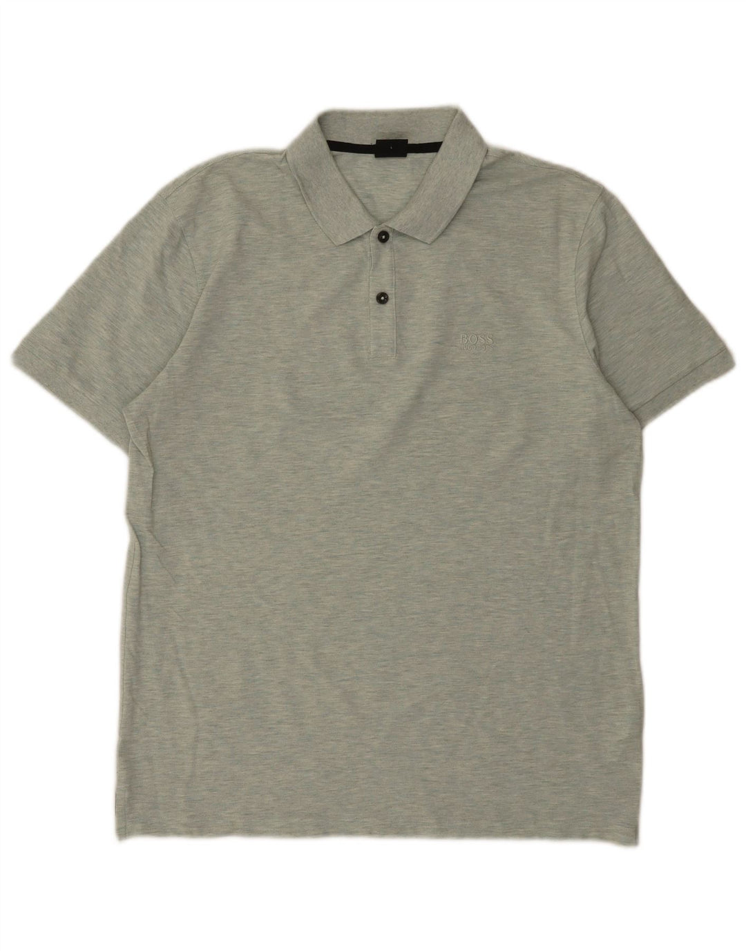 Camisa polo masculina Hugo Boss Regular Fit grande algodão verde