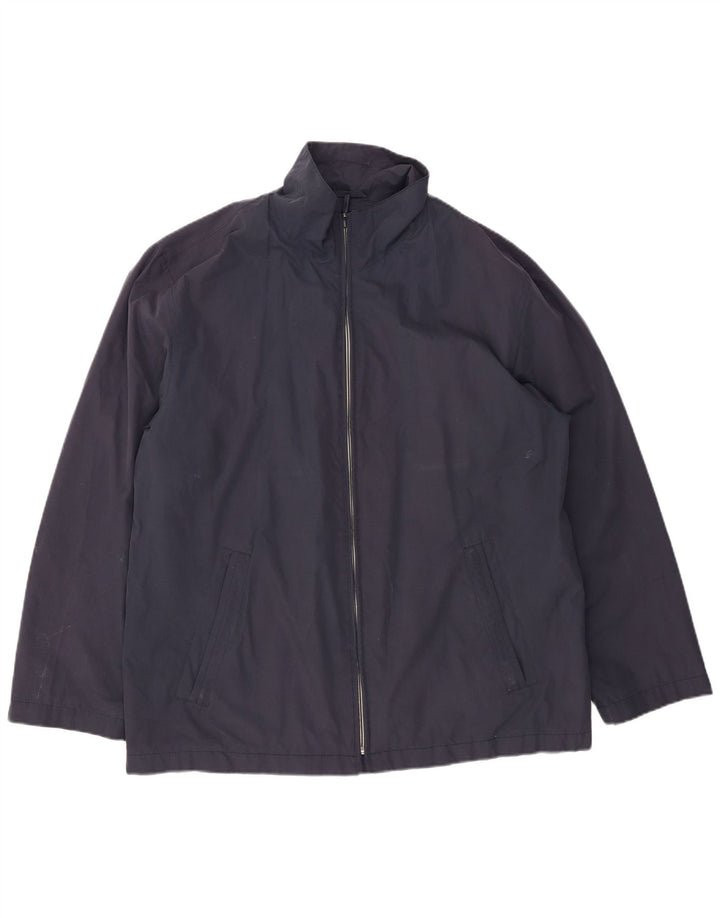 Jaqueta bomber masculina BUSH UK 42 XL poliéster azul marinho