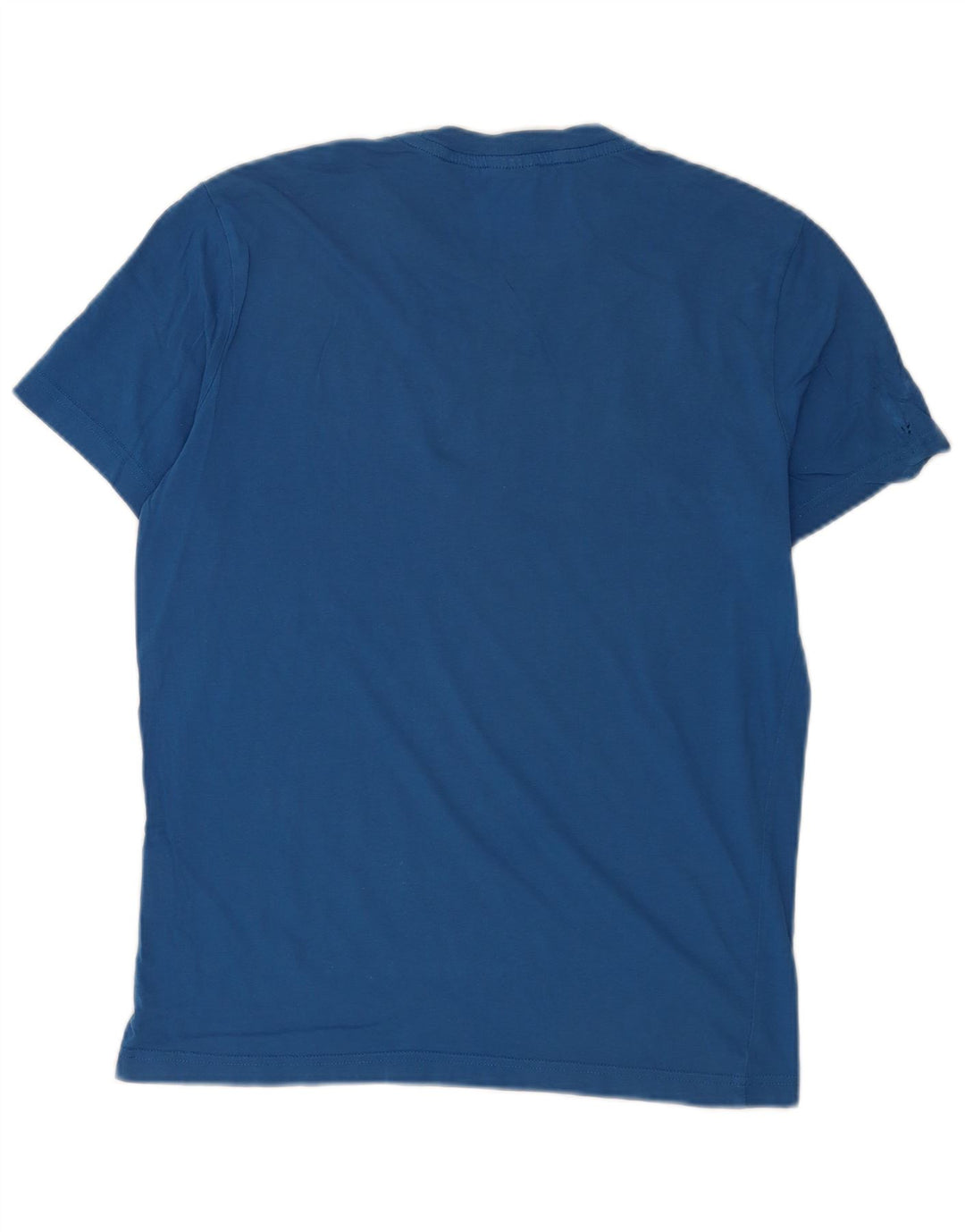 Camiseta masculina gráfica Champion pequeno algodão azul