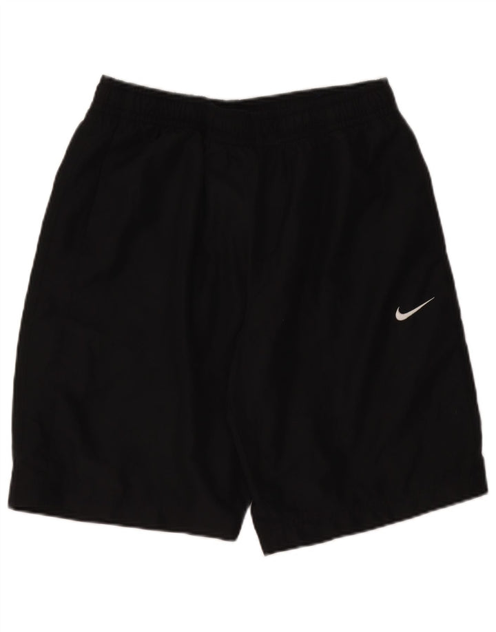 Shorts de natação masculino Nike grande poliéster preto