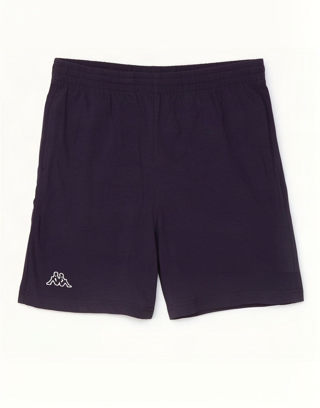 Shorts esportivos masculinos Kappa médio algodão azul marinho