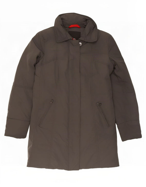 PEUTEREY Womens Padded Coat IT 46 Large Grey Polyester