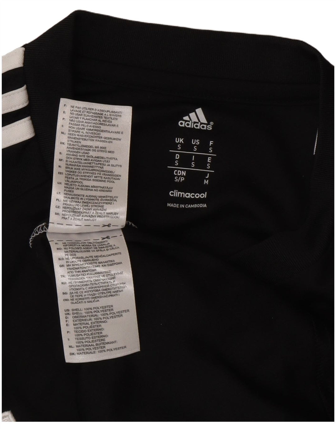 Adidas Mens Durham Graphic T-Shirt Top Pequeno Preto Colorblock Poliéster