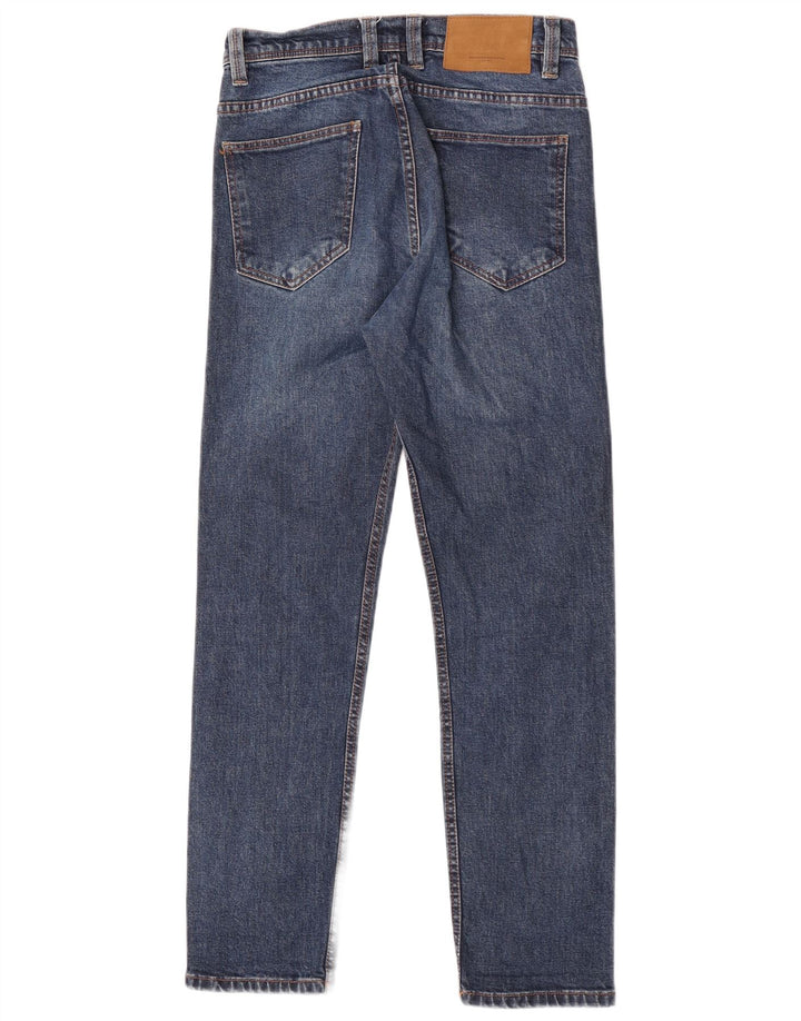 Zara Mens Slim Jeans EU 38 Pequeno W30 L30 Azul