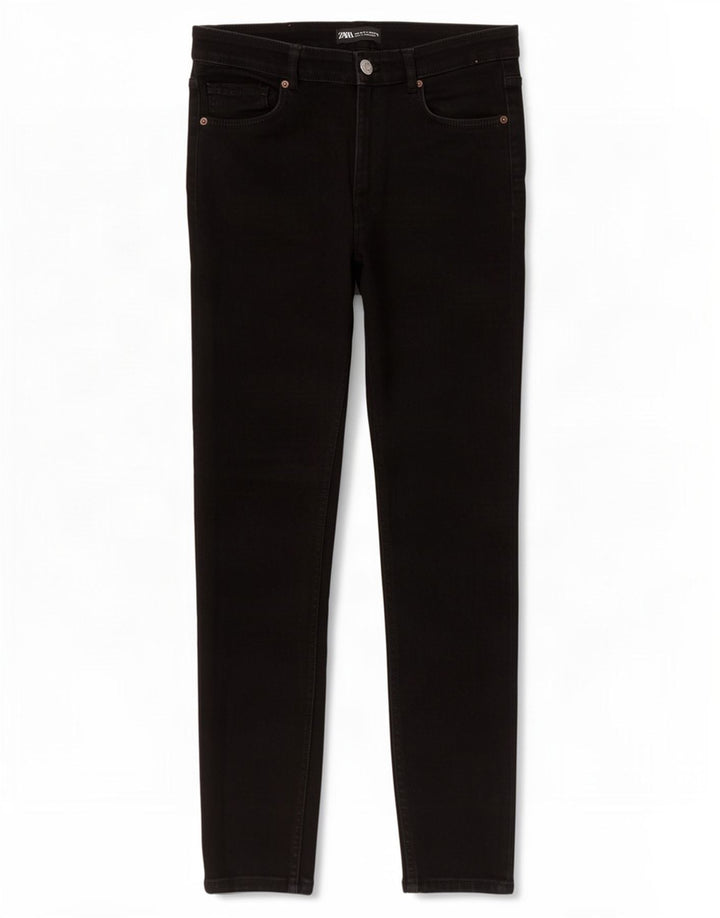 Zara Jeans Skinny Feminino EU 40 Médio W30 L28 Preto