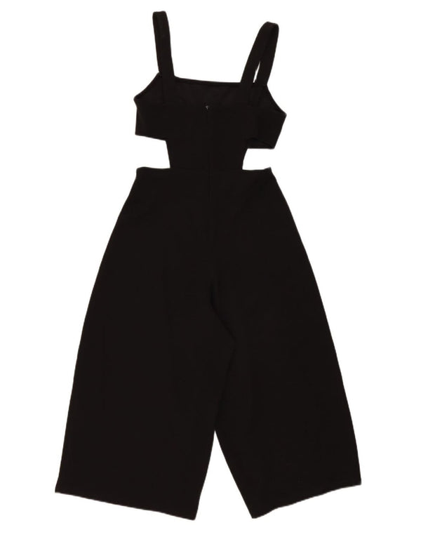 Macacão feminino sem mangas Zara UK 12 médio preto