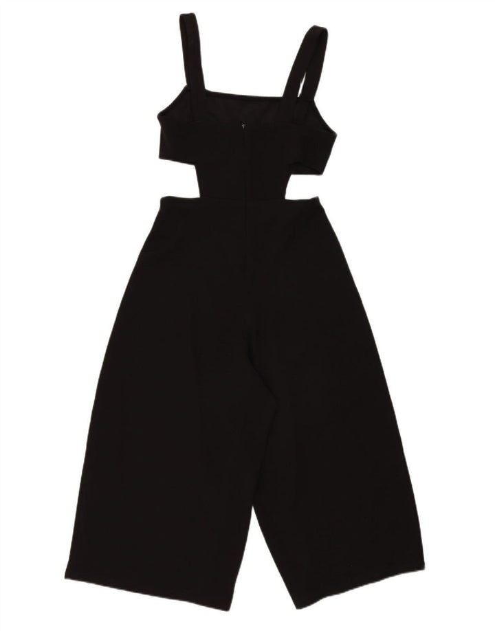 Macacão feminino sem mangas Zara UK 12 médio preto