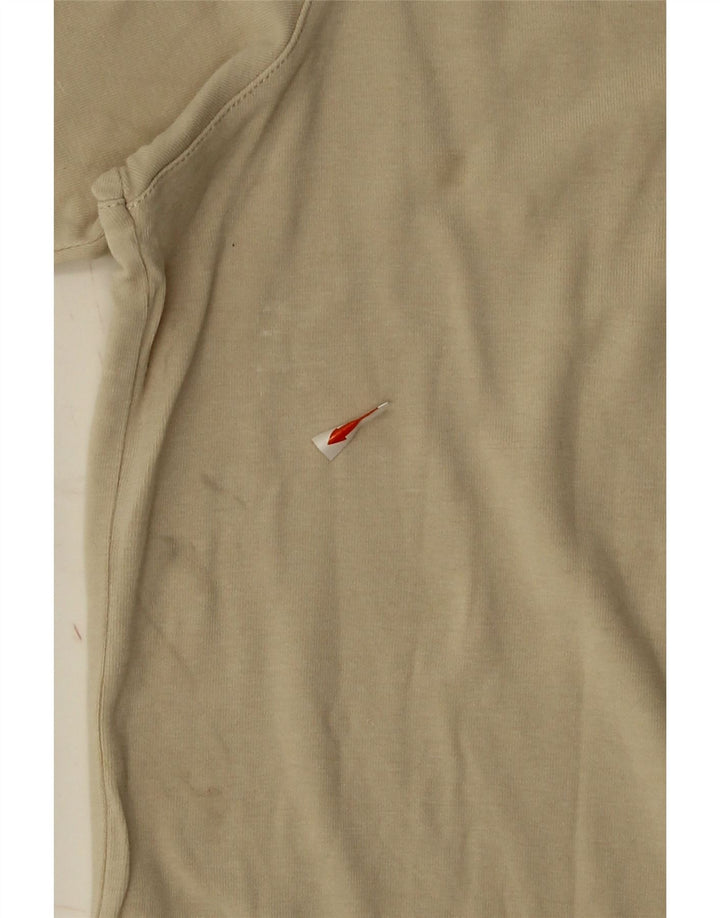 TRUSSARDI JEANS Camiseta masculina Top 2XL Algodão Bege