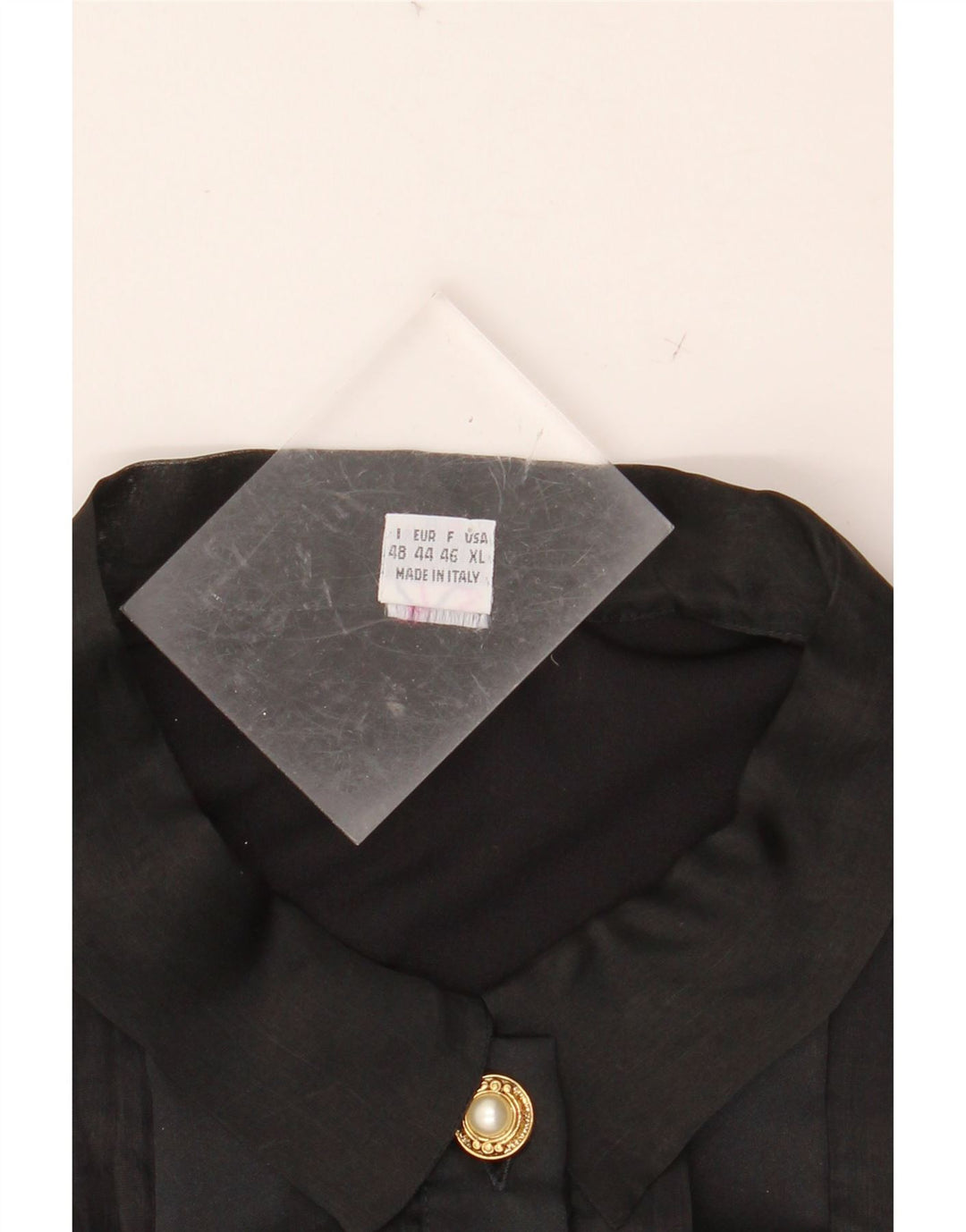 IMEC Body feminino de veludo sem mangas IT 48 XL preto