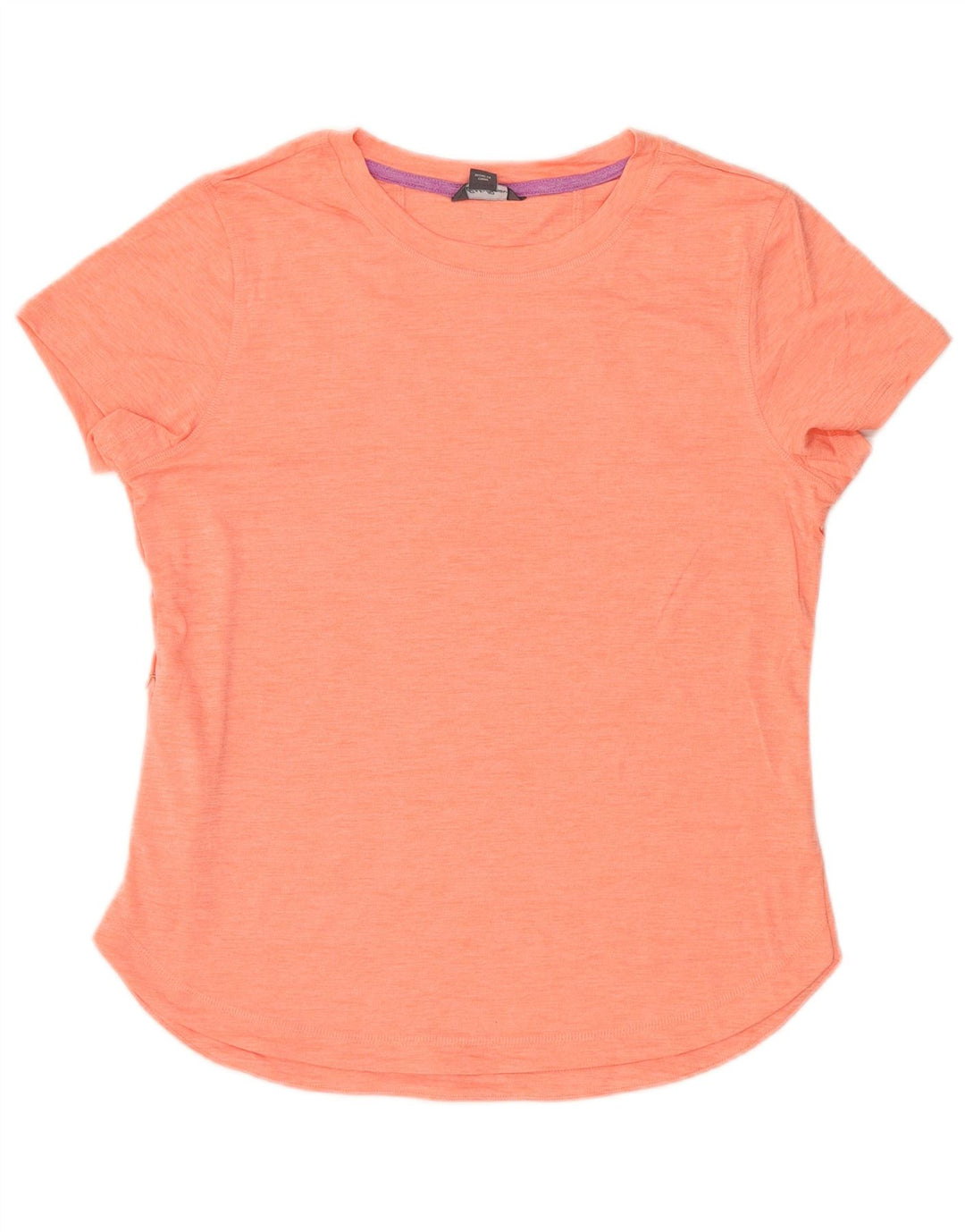 Camiseta feminina EDDIE BAUER UK 14 poliéster rosa médio