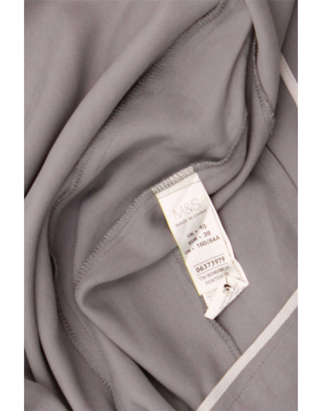 Jaqueta blazer aberta feminina Marks & Spencer Reino Unido 10 Lyocell cinza pequeno