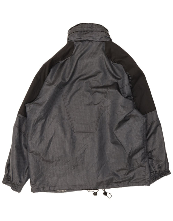 Jaqueta de chuva masculina Fila IT 52 XL cinza colorblock