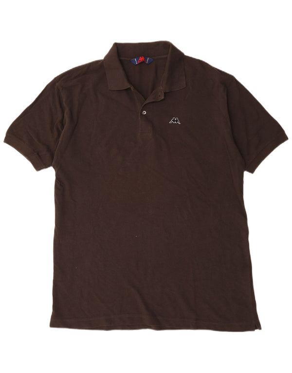 Camisa polo masculina Kappa XL algodão marrom
