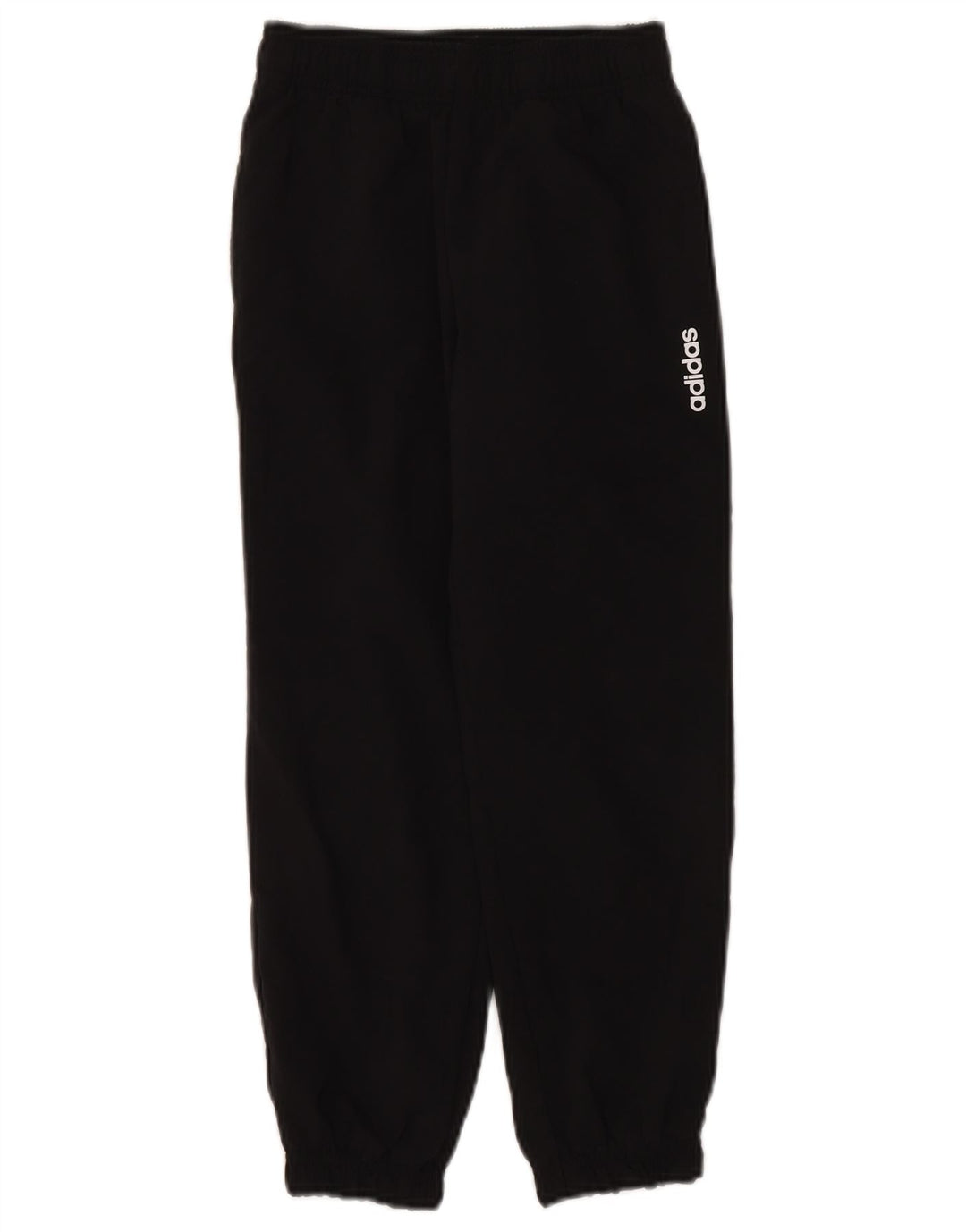 Adidas meninos calças de treino joggers 7-8 anos preto poliéster