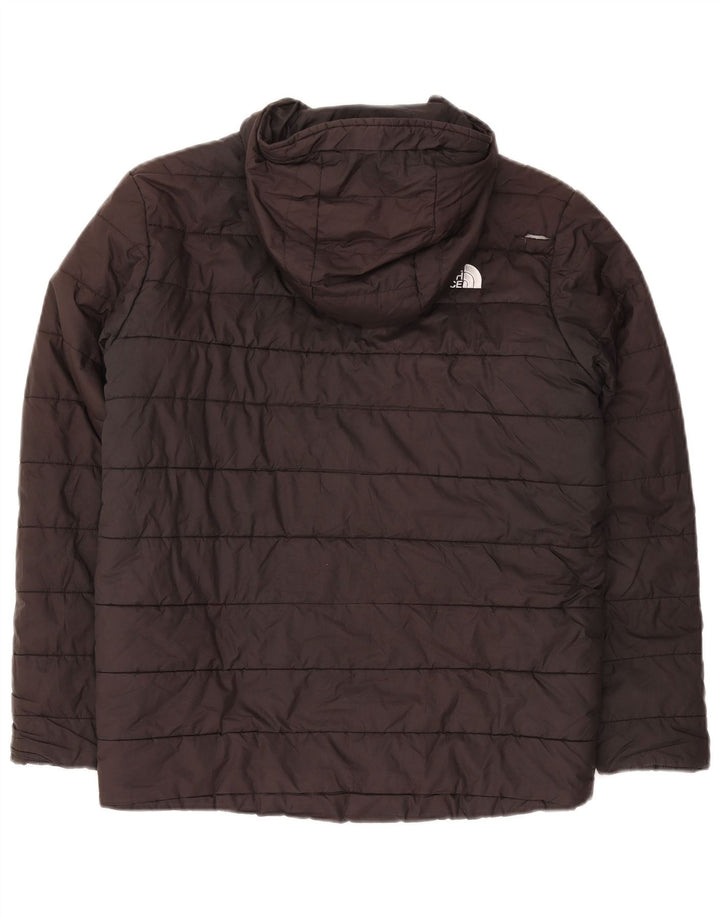 Jaqueta acolchoada com capuz para meninos THE NORTH FACE 11-12 anos preto