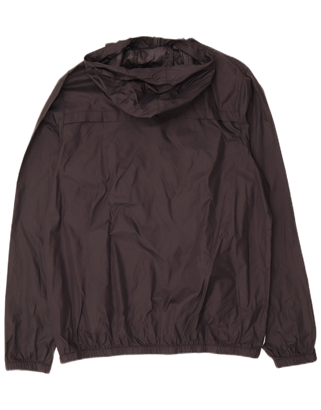 Jaqueta masculina Anorak com capuz gráfico ELLESSE Reino Unido 40 grande bloco colorido preto