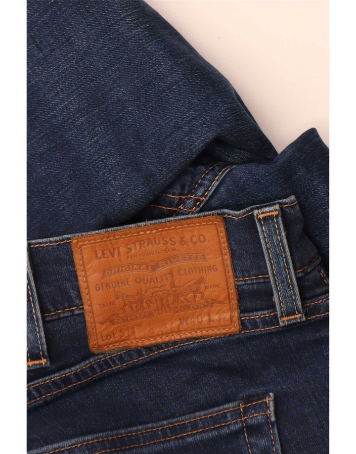 Calça Jeans Levis 511 Slim Masculina W40 L32 Azul Algodão