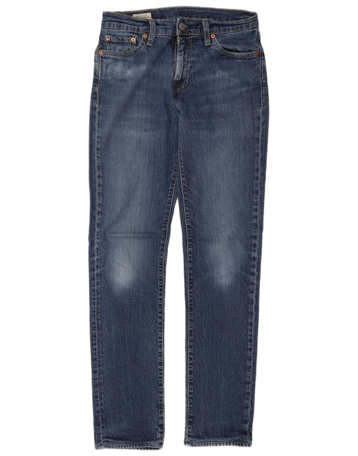 LEVI'S Masculino 511 Slim Jeans W29 L34 Azul Algodão