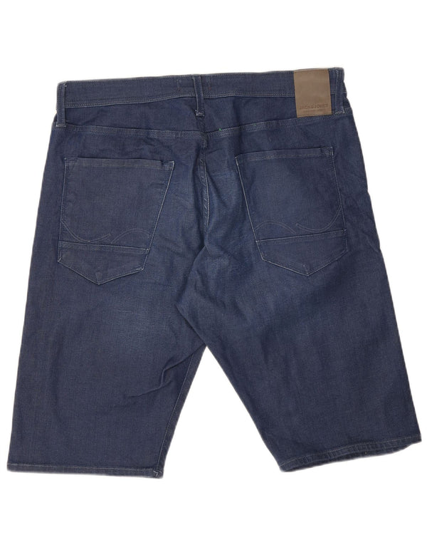 Shorts jeans masculinos Jack & Jones Loose Fit XL W38 algodão azul