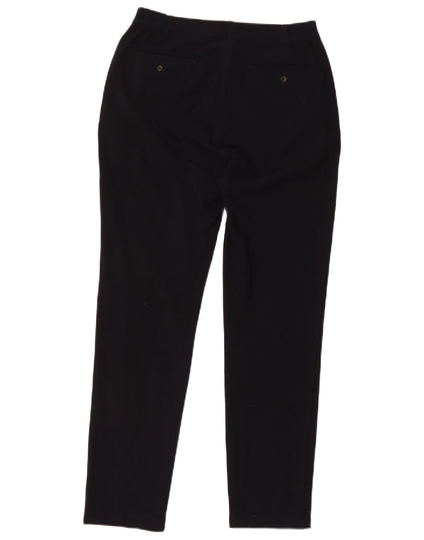 Rohan Calça Chino Feminina Cintura Alta Slim Reino Unido 8 Pequeno W32 L28 Azul Marinho