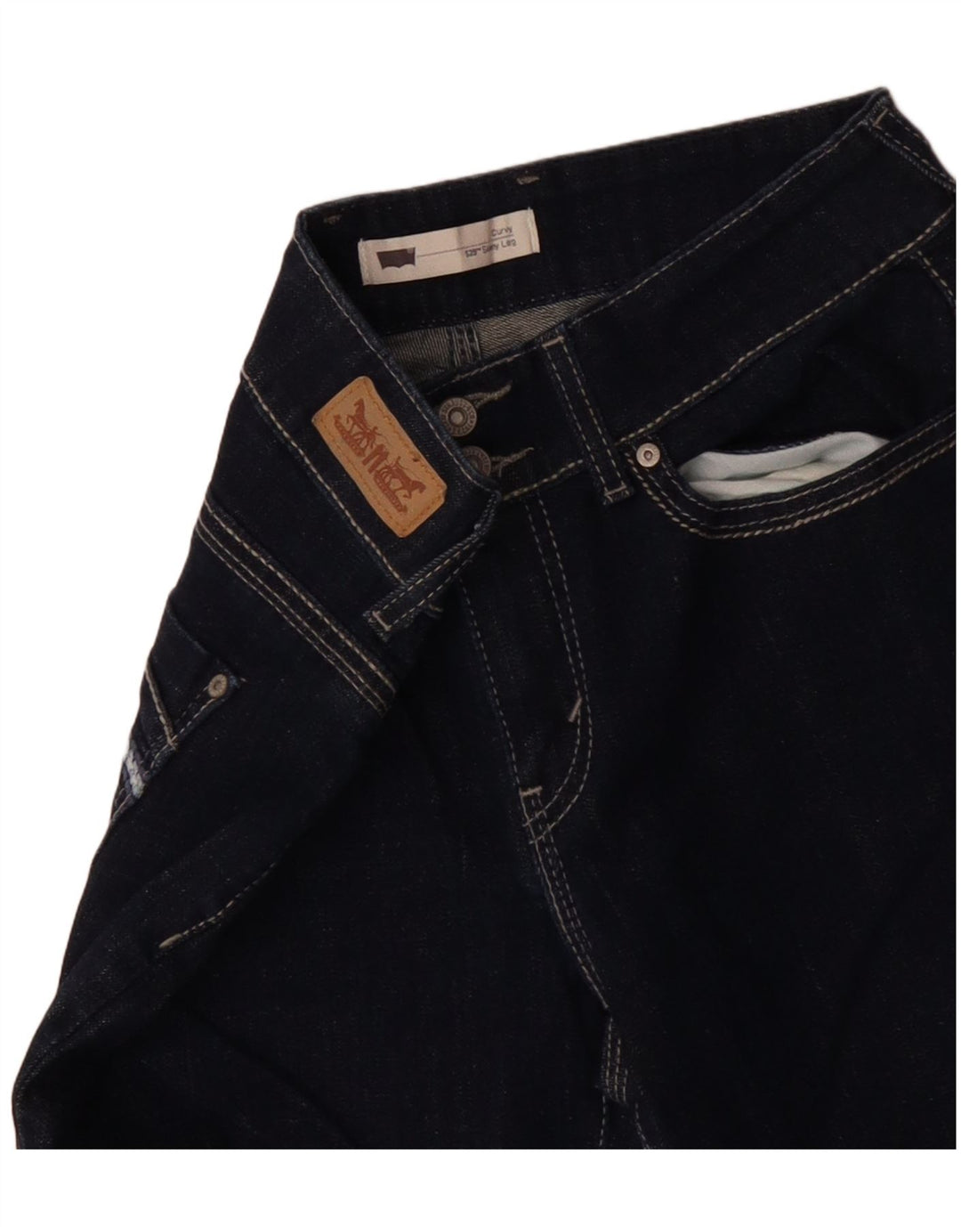 Calça jeans feminina LEVI'S 529 Curvy Skinny W30 L27 azul marinho